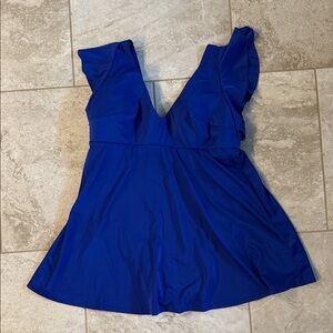 SWIM by CACIQUE - Women’s Blue One Piece - Size 16